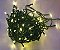 Pisca de Natal 100 Leds Branco Quente 8 Funções 10 Metros fio verde 220V. - Imagem 1
