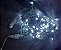 Pisca de Natal 100 Leds branco frio 8 Funções fio verde conector macho e fêmea 10 Metros 220V. - Imagem 1
