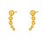 BRINCO DE BOLINHAS NO ESTILO EAR CUFF FOLHEADO A OURO - Imagem 1
