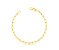 PULSEIRA MALHA CARTIER GRANDE FOLHEADA A OURO - Imagem 1