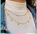 GARGANTILHA CHOKER COM PONTOS DE LUZ EM ZIRCÔNIA CRISTAL FOLHEADO A OURO - Imagem 2