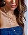 GARGANTILHA CHOKER MEDALHAS FOLHEADO A OURO - Imagem 3