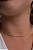 GARGANTILHA CHOKER COM CORRENTE VENEZIANA DE BOLINHAS FOLHEADO A OURO - Imagem 2