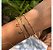 PULSEIRA FITA MALHA LAMINADA FOLHEADO A OURO - Imagem 2