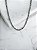 GARGANTILHA CHOKER ELOS FOLHEADO A RÔDIO NEGRO - Imagem 2