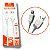 Cabo USB Lightning Iphone H'MASTON 4.8A H72-2 - Imagem 1