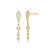 Brinco Pingente Banho Ouro - Luminare - Imagem 1