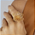 Anel Flor Banho Ouro 18K - Jardim - Imagem 1