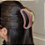 Prendedor Acetado + Metal G Rosa Shine - Imagem 1