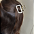 Prendedor Acetado + Metal Retangular - Imagem 1