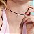 Chocker fio de seda - Pingente Cristal - Imagem 2