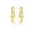 Brinco Elos - Banho Ouro 18k - Imagem 1