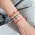 Pulseira Fio de Seda Pink Cristal - Prata 925 - Imagem 2