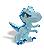 Baby Dinos Blue Jurassic World - Imagem 1