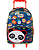 Kit mochila escolar cute animais c/rodinhas - Imagem 1