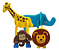 Blocos Magnéticos Zoo Animais c/44 pçs - Imagem 4