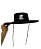 Chapéu Zorro Feltro - Imagem 5