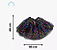 Saia de tule Halloween 40cm - Imagem 3