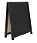 Quadro cavalete duplo negro - Imagem 1