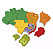 Quebra cabeça Mapa do Brasil 3D - Imagem 3