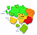Quebra cabeça Mapa do Brasil 3D - Imagem 4