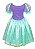 Fantasia Princesa Sereia Deluxe - Imagem 4