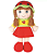 Boneca Baby Fruit Morango - Imagem 2