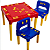 Mesa e Cadeira Educativa - Imagem 1