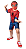 Fantasia Homem Aranha C/Máscara - Imagem 1