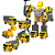 Unibots Construção 5 Em 1 Articulado - Imagem 1