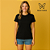 Camiseta feminina algodão egípcio preta - P - Imagem 2