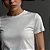 Camiseta Branca Feminina em Algodão Egípcio M – NEXTONE - Imagem 2