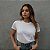 Camiseta Branca Feminina em Algodão Egípcio G – NEXTONE - Imagem 3