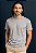 Camiseta masculina algodão egípcio Cinza - G - Imagem 4