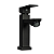 Torneira Banheiro Lavabo Quadrada 1/4 Volta (Preto Fosco) - Imagem 1