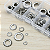 KIT 160 ARRUELAS PORCAS TRAVA DENTE M3 M4 M5 M6 M8 M10 M12 - Imagem 7