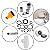 KIT 225 ANEIS VEDAÇAO BORRACHAS REPAROS BICO ALTA PRESSAO - Imagem 2