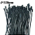 KIT 100 ABRAÇADEIRAS DE NYLON P/ PARAFUSO FIXADOR 4MMX15CM - Imagem 3