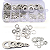 KIT 180 ARRUELAS ARROELAS EM AÇO INOX C. CAIXA NAO ENFERRUJA - Imagem 3
