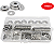 KIT 700 ARRUELAS AÇO INOX NÃO ENFERRUJA M2 M5 M6 M8 M10 M12 - Imagem 5