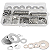 KIT 700 ARRUELAS AÇO INOX NÃO ENFERRUJA M2 M5 M6 M8 M10 M12 - Imagem 1