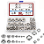 KIT 138 PORCAS FLANGEADA SEXTAVADA AÇO INOX M5 M6 M8 M10 M12 - Imagem 1