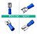 Kit 100 Peças Terminal Conector Fio Pre Isolado 1.5-2.5mm - Imagem 2