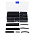 KIT 150 ESPAGUETE TERMORETRATIL PRETO COM CAIXA 7 MEDIDAS - Imagem 1