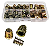 KIT 75 PARAFUSOS PARA MADEIRA SEM CABEÇA HEXAGONAL M4  A M10 - Imagem 1