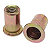 KIT 70 REBITES PORCAS ROSCA INTERNA CARBONO M3 M4 M5 M6 M8 - Imagem 2