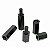 KIT 250 ESPAÇADORES PORCA M3 MOVEIS MADEIRA NYLON PRETO - Imagem 2