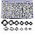 KIT 245 PORCAS COM GARRA PARA MADEIRA m3 m4 m5 m6 m8 m10 - Imagem 1