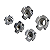 KIT 90 PORCAS COM GARRA PARA MADEIRA m3/m4/m5/m6/m8 - Imagem 4