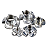 KIT 90 PORCAS COM GARRA PARA MADEIRA m3/m4/m5/m6/m8 - Imagem 6